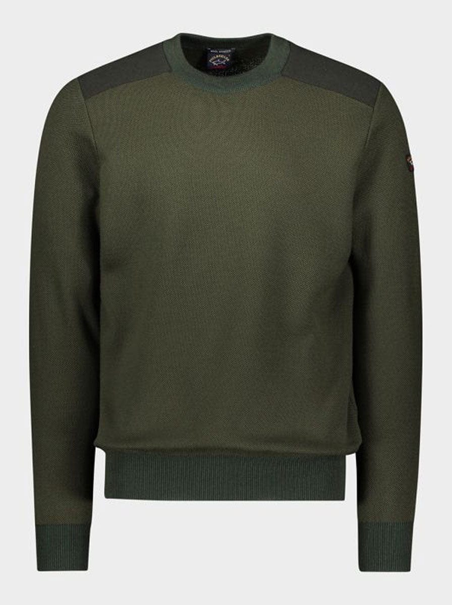 Paul Shark Wool crewneck jumper with typhoon details