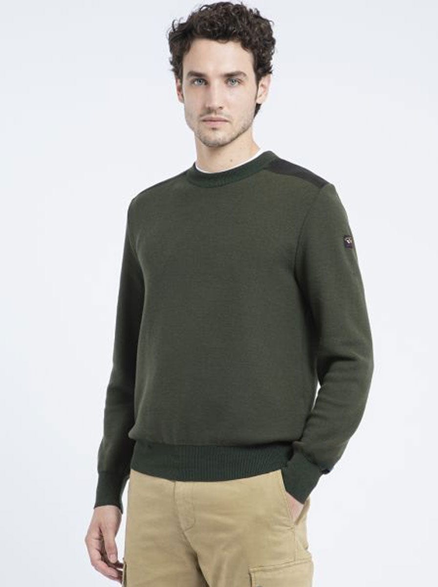 Paul and shark 2024 button knitted jumper