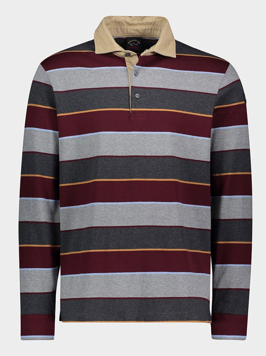 Paul & Shark - Multi Stripe Rugby Shirt