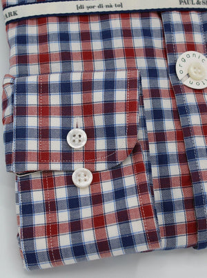 Paul & Shark Shirts Paul & Shark - Gingham Check Button Down Collar Shirt