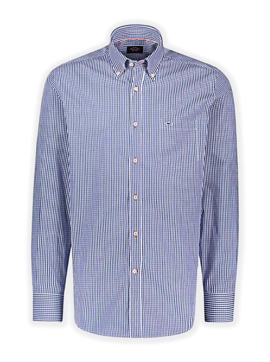 Paul & Shark Shirts Paul & Shark - Gingham Check Button Down Shirt