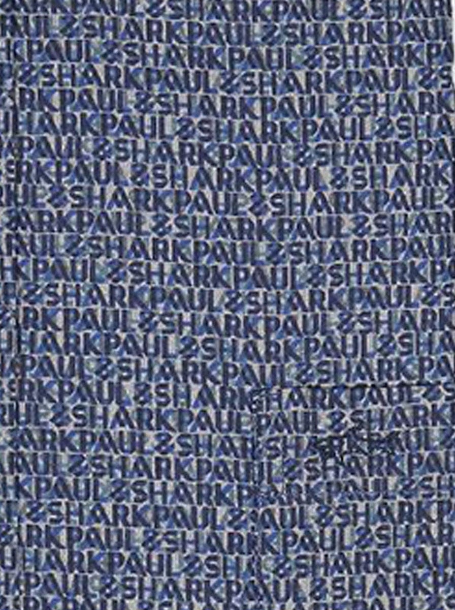 Paul & Shark Shirts Paul & Shark Logo Print Shirt - Colour Blue