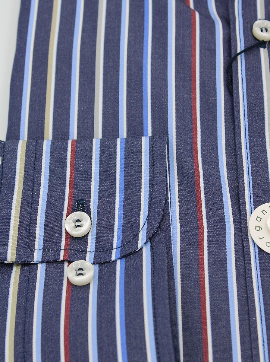 Paul & Shark Shirts Paul & Shark - Multi Stripe Button Down Collar Shirt