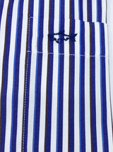Paul & Shark Shirts Paul & Shark Multi Stripe Shirt - Colour Blue/White/Brown