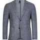 Roy Robson Jacket/Blazer Roy Robson - Bold Herringbone Blended Wool Slim Fit Blazer