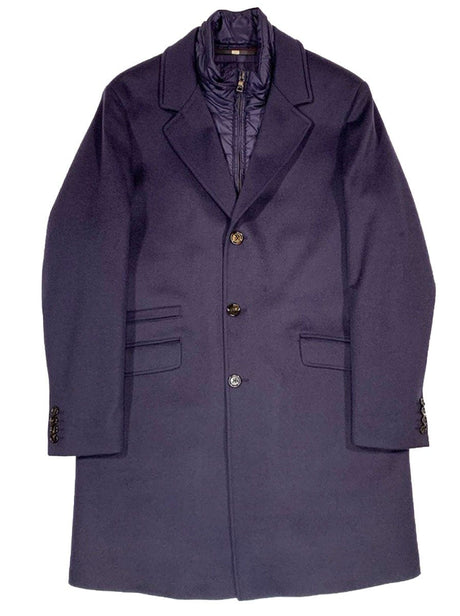 Schneiders Coats Schneiders - Cashmere Overcoat - Navy