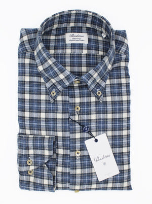 Stenströms Shirts Stenströms - Multi Check Flannel Fitted Body Shirt