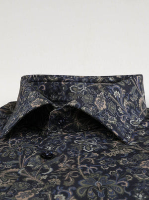 Stenströms Shirts Stenströms - Paisley Print Fitted Body Shirt