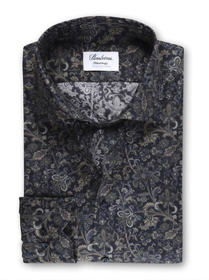 Stenströms Shirts Stenströms - Paisley Print Fitted Body Shirt