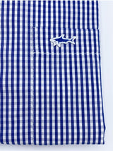 Paul & Shark Shirts Paul & Shark Gingham Small Check Shirt - Colour Blue